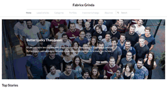 Desktop Screenshot of fabricegrinda.com