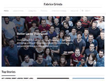 Tablet Screenshot of fabricegrinda.com